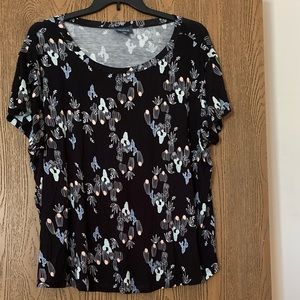 ❤️ Cute Cactus Print T-shirt ModCloth 3X